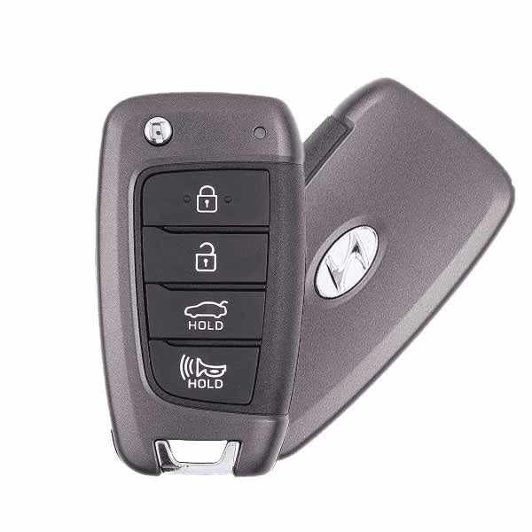 2018-2021 Hyundai Accent / 4-Button Flip Key Pn: 95430-J0700 Nyosyec4Tx1707 (Hc 4Bt) (Oem) 2018-2021 Hyundai Accent / 4-Button Flip Key Pn: 95430-J0700 Nyosyec4Tx1707 (Hc 4Bt) (Oem)