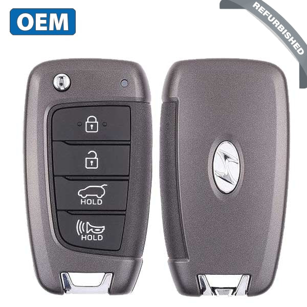2018-2021 Hyundai Kona / 4-Button Flip Key / PN: 95430 J9500 / OSLOKA-450T (OS) (OEM) - UHS Hardware 2018-2021 Hyundai Kona / 4-Button Flip Key / PN: 95430 J9500 / OSLOKA-450T (OS) (OEM) - UHS Hardware
