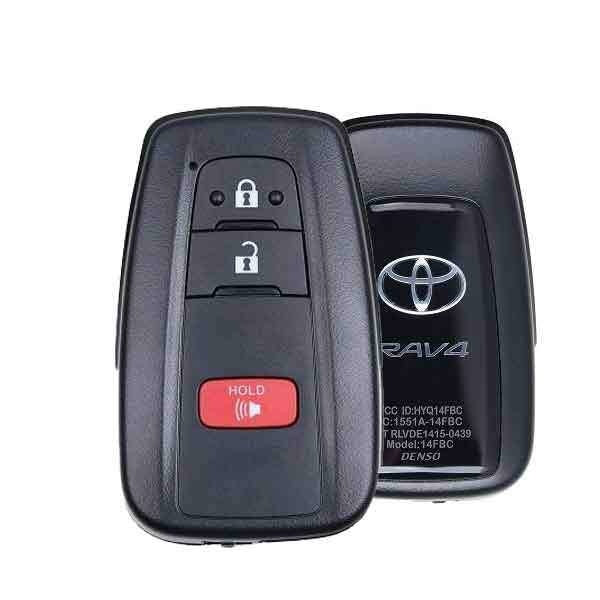 2019-2020 Toyota RAV4 / 3-Button Smart Key / PN: 8990H-42010 / HYQ14FBC / 0351 (OEM) - UHS Hardware 2019-2020 Toyota RAV4 / 3-Button Smart Key / PN: 8990H-42010 / HYQ14FBC / 0351 (OEM) - UHS Hardware