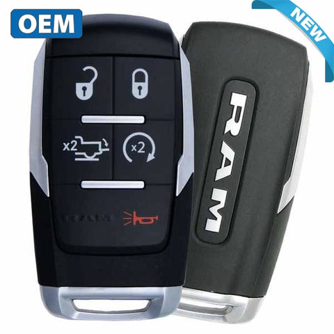 2019-2020 Dodge Ram Pickup HD 2500-5500 / 5-Button Smart Key / PN: 68374994AB / GQ4-76T (OEM) - UHS Hardware 2019-2020 Dodge Ram Pickup HD 2500-5500 / 5-Button Smart Key / PN: 68374994AB / GQ4-76T (OEM) - UHS Hardware