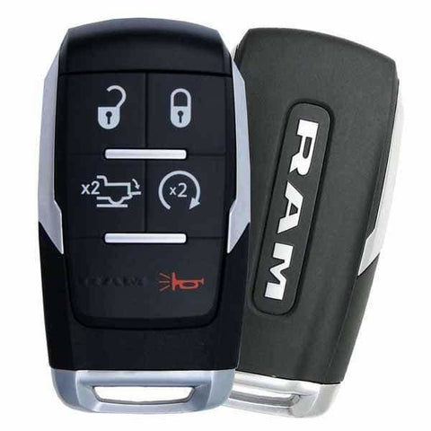 2019-2021 Dodge Ram Pickup Hd 2500-5500 / 5-Button Smart Key Pn: 68374994Ab Gq4-76T (Oem) 2019-2021 Dodge Ram Pickup Hd 2500-5500 / 5-Button Smart Key Pn: 68374994Ab Gq4-76T (Oem)