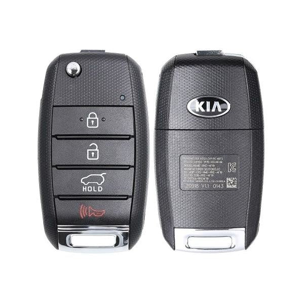 2019-2021 Kia Sedona / 4-Button Flip Key / PN: 95430-A9150 / TQ8-RKE-4F19 (OEM) - UHS Hardware