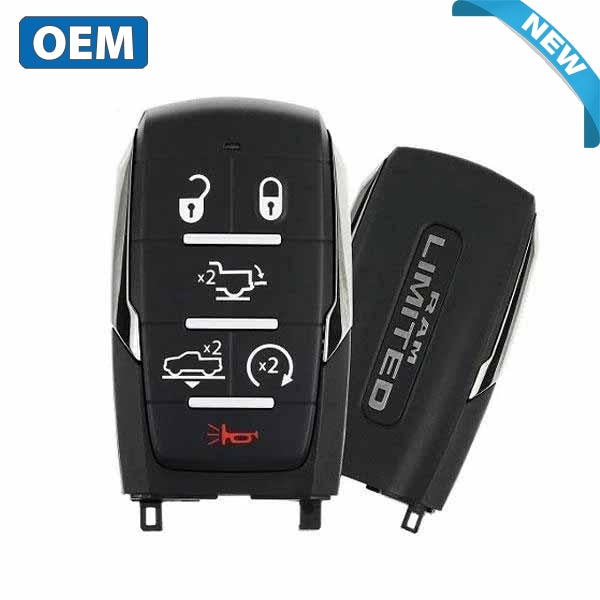2019-2020 Ram 1500 Pickup / 6-Button Smart Key / PN: 68442917AB / OHT-4882056 (OEM) - UHS Hardware 2019-2020 Ram 1500 Pickup / 6-Button Smart Key / PN: 68442917AB / OHT-4882056 (OEM) - UHS Hardware