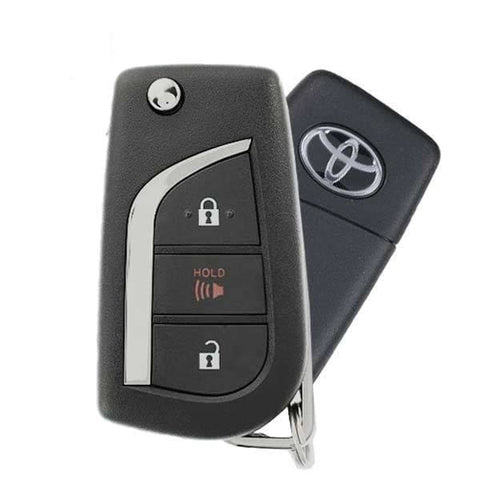 2019-2021 Toyota RAV4 / 3-Buton Remote Flip Key / PN: 89070-0R300 / GQ4-73T (H Chip) (OEM) - UHS Hardware 2019-2021 Toyota RAV4 / 3-Buton Remote Flip Key / PN: 89070-0R300 / GQ4-73T (H Chip) (OEM) - UHS Hardware