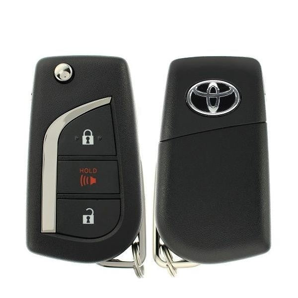 2019-2021 Toyota RAV4 / 3-Button Flip Key / PN: 89070-0R300 / GQ4-73T (OEM) - UHS Hardware 2019-2021 Toyota RAV4 / 3-Button Flip Key / PN: 89070-0R300 / GQ4-73T (OEM) - UHS Hardware
