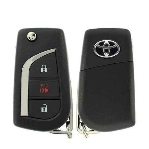 2019-2021 Toyota RAV4 / 3-Button Flip Key / PN: 89070-0R300 / GQ4-73T (OEM) - UHS Hardware 2019-2021 Toyota RAV4 / 3-Button Flip Key / PN: 89070-0R300 / GQ4-73T (OEM) - UHS Hardware