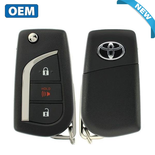 2019-2021 Toyota RAV4 / 3-Button Flip Key / PN: 89070-0R300 / GQ4-73T (OEM) - UHS Hardware 2019-2021 Toyota RAV4 / 3-Button Flip Key / PN: 89070-0R300 / GQ4-73T (OEM) - UHS Hardware