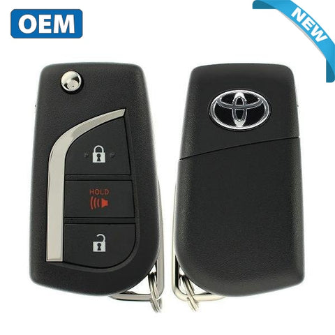 2019-2021 Toyota RAV4 / 3-Button Flip Key / PN: 89070-0R300 / GQ4-73T (OEM) - UHS Hardware 2019-2021 Toyota RAV4 / 3-Button Flip Key / PN: 89070-0R300 / GQ4-73T (OEM) - UHS Hardware