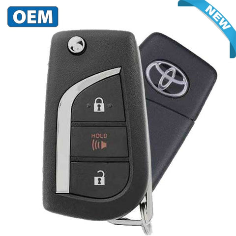 2019-2021 Toyota RAV4 / 3-Button Flip Key / PN: 89070-42G00 / HYQ12BFW (OEM) - UHS Hardware 2019-2021 Toyota RAV4 / 3-Button Flip Key / PN: 89070-42G00 / HYQ12BFW (OEM) - UHS Hardware