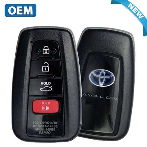 2019 Toyota Avalon Hybrid / 4-Button Smart Key / PN: 8990H-07020 / HYQ14FBE-0410 (OEM) - UHS Hardware 2019 Toyota Avalon Hybrid / 4-Button Smart Key / PN: 8990H-07020 / HYQ14FBE-0410 (OEM) - UHS Hardware