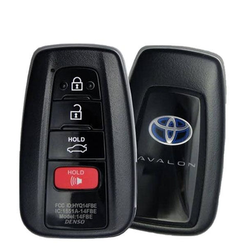 2019 Toyota Avalon Hybrid / 4-Button Smart Key / PN: 8990H-07020 / HYQ14FBE-0410 (OEM) - UHS Hardware 2019 Toyota Avalon Hybrid / 4-Button Smart Key / PN: 8990H-07020 / HYQ14FBE-0410 (OEM) - UHS Hardware