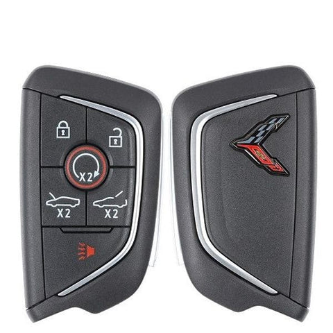 2020-2021 Chevrolet Corvette C8 / 6-Button Smart Key Pn: 13538851 Yg0G20Tb1 Carbon Gray Logo (Oem) 2020-2021 Chevrolet Corvette C8 / 6-Button Smart Key Pn: 13538851 Yg0G20Tb1 Carbon Gray Logo (Oem)