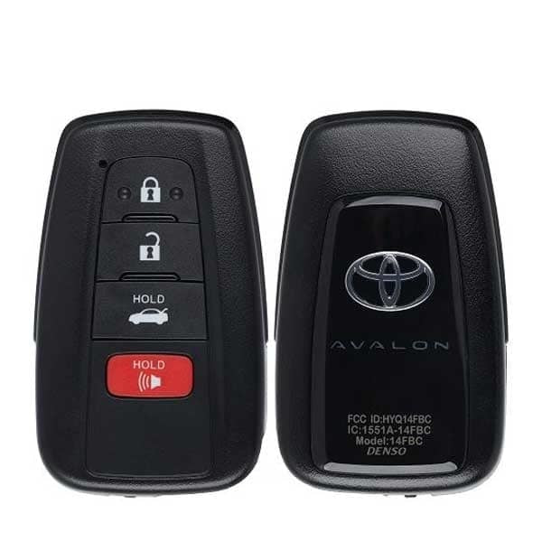 2020-2021 Toyota Avalon / 4-Button Smart Key / PN: 8990H-07070 / HYQ14FBC - 0351 (OEM) - UHS Hardware 2020-2021 Toyota Avalon / 4-Button Smart Key / PN: 8990H-07070 / HYQ14FBC - 0351 (OEM) - UHS Hardware