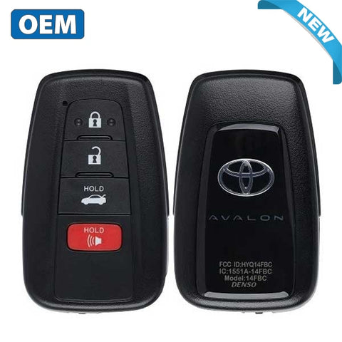 2020-2021 Toyota Avalon / 4-Button Smart Key / PN: 8990H-07070 / HYQ14FBC - 0351 (OEM) - UHS Hardware 2020-2021 Toyota Avalon / 4-Button Smart Key / PN: 8990H-07070 / HYQ14FBC - 0351 (OEM) - UHS Hardware