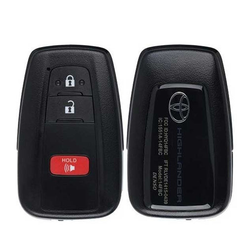 2020-2021 Toyota Highlander / 3-Button Smart Key / PN: 8990H-0E010 / HYQ14FBC - 0351 (OEM) - UHS Hardware 2020-2021 Toyota Highlander / 3-Button Smart Key / PN: 8990H-0E010 / HYQ14FBC - 0351 (OEM) - UHS Hardware