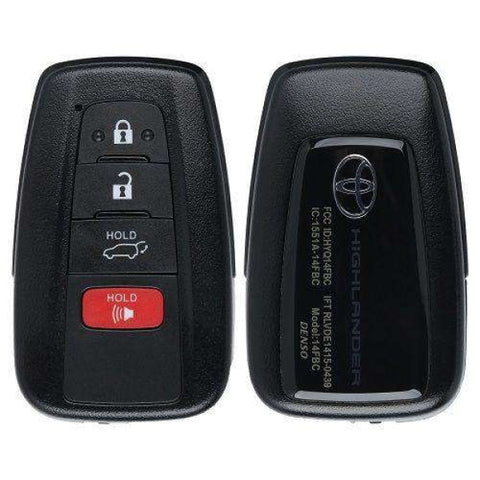 2020-2021 Toyota Highlander / 4-Button Smart Key / PN: 8990H-0E020 / HYQ14FBC / Board 0351 (OEM) - UHS Hardware 2020-2021 Toyota Highlander / 4-Button Smart Key / PN: 8990H-0E020 / HYQ14FBC / Board 0351 (OEM) - UHS Hardware