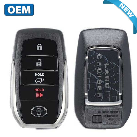 2020-2021 Toyota Land Cruiser / 4-Button Smart Key / PN: 89904-60X40 / HYQ14FBB - 0110 (OEM) - UHS Hardware 2020-2021 Toyota Land Cruiser / 4-Button Smart Key / PN: 89904-60X40 / HYQ14FBB - 0110 (OEM) - UHS Hardware