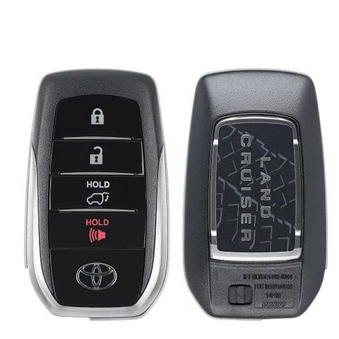 2020-2021 Toyota Land Cruiser / 4-Button Smart Key / PN: 89904-60X40 / HYQ14FBB - 0110 (OEM) - UHS Hardware 2020-2021 Toyota Land Cruiser / 4-Button Smart Key / PN: 89904-60X40 / HYQ14FBB - 0110 (OEM) - UHS Hardware