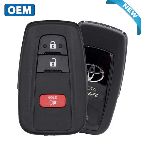 2021-2021 Toyota CH-R / 3-Button Smart Key / PN: 89904-10050 / MOZBR1ET (OEM) - UHS Hardware 2021-2021 Toyota CH-R / 3-Button Smart Key / PN: 89904-10050 / MOZBR1ET (OEM) - UHS Hardware