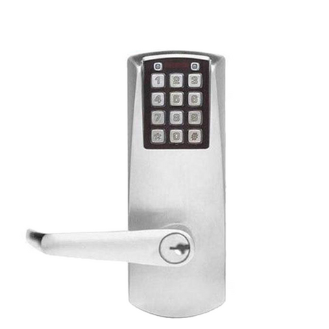 E-Plex - E201UXS - Electronic Pushbutton Exit Trim Lever - Schlage 'C' - Satin Chrome - Grade 1 - UHS Hardware E-Plex - E201UXS - Electronic Pushbutton Exit Trim Lever - Schlage 'C' - Satin Chrome - Grade 1 - UHS Hardware
