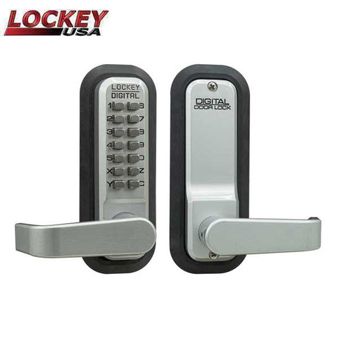 Lockey - 2835 - Mechanical Keypad - Keyless Lock - Lever - Passage - UHS Hardware Lockey - 2835 - Mechanical Keypad - Keyless Lock - Lever - Passage - UHS Hardware