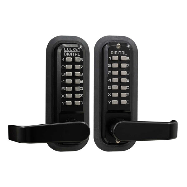 Lockey - 2835-DC - Mechanical Keypad - Keyless Lock - Lever - Passage - Double Combination - UHS Hardware Lockey - 2835-DC - Mechanical Keypad - Keyless Lock - Lever - Passage - Double Combination - UHS Hardware
