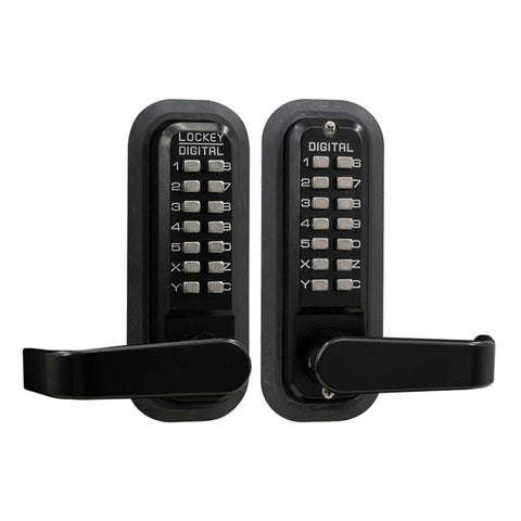 Lockey - 2835-DC - Mechanical Keypad - Keyless Lock - Lever - Passage - Double Combination - UHS Hardware Lockey - 2835-DC - Mechanical Keypad - Keyless Lock - Lever - Passage - Double Combination - UHS Hardware