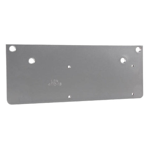 LCN - 4110-18-AL - Drop Plate for 4110 Series Door Closers - Aluminum - UHS Hardware LCN - 4110-18-AL - Drop Plate for 4110 Series Door Closers - Aluminum - UHS Hardware