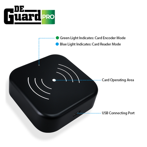 Premium RFID Card Encoder for TTHotel System - 13.56Mhz - Black (PREORDER) - UHS Hardware Premium RFID Card Encoder for TTHotel System - 13.56Mhz - Black (PREORDER) - UHS Hardware