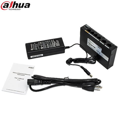 Dahua / 4-port PoE Ethernet switch 60W / 2MP / DH-PFS3006-4ET-60 - UHS Hardware Dahua / 4-port PoE Ethernet switch 60W / 2MP / DH-PFS3006-4ET-60 - UHS Hardware
