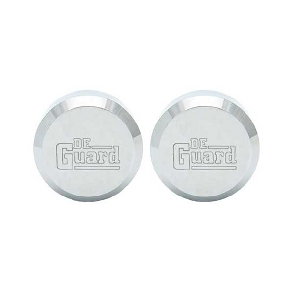 2x Premium - Round Steel Hockey Puck Lock - Shackleless - SC1 Keyway - Keyed Alike #1 (BUNDLE OF 2) (2 For 1) - UHS Hardware