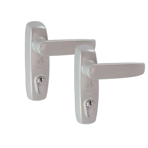 2 x GAAB - T800M14B - Lever Exit Trim - for GAAB Exit Devices - Clutched - Reversible - Entry Function - Grey (2 for 1) - UHS Hardware