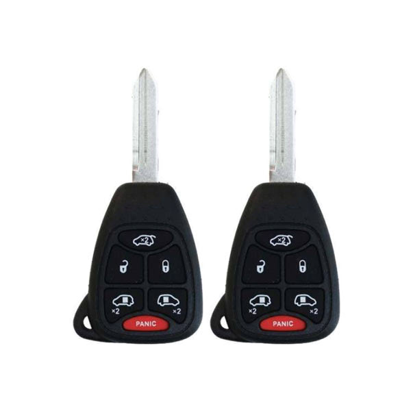 2 x 2004-2007 Dodge Chrysler / 6-Button Remote Head Key / M3N5WY72XX (AFTERMARKET) (2 for 1) - UHS Hardware