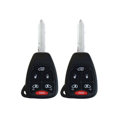 2 x 2004-2007 Dodge Chrysler / 6-Button Remote Head Key / M3N5WY72XX (AFTERMARKET) (2 for 1) - UHS Hardware 2 x 2004-2007 Dodge Chrysler / 6-Button Remote Head Key / M3N5WY72XX (AFTERMARKET) (2 for 1) - UHS Hardware