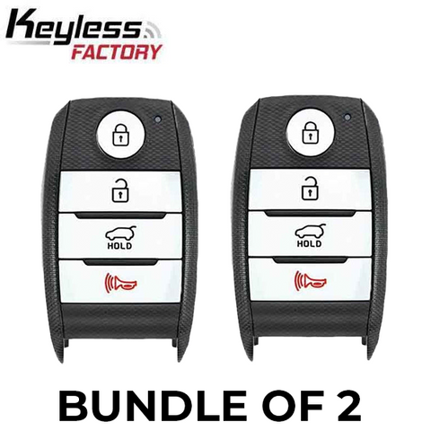 2014-2016 Kia Soul EV / 4-Button Smart-Key / PN: 95440-E4000 / CQOFN00100 (AFTERMARKET) (BUNDLE OF 2) - UHS Hardware 2014-2016 Kia Soul EV / 4-Button Smart-Key / PN: 95440-E4000 / CQOFN00100 (AFTERMARKET) (BUNDLE OF 2) - UHS Hardware