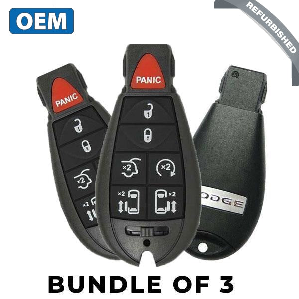 3 x 2008-2020 Dodge Caravan / 7-Button Fobik / PN: 56046708AA / IYZ-C01C (BUNDLE OF 3) - UHS Hardware 3 x 2008-2020 Dodge Caravan / 7-Button Fobik / PN: 56046708AA / IYZ-C01C (BUNDLE OF 3) - UHS Hardware