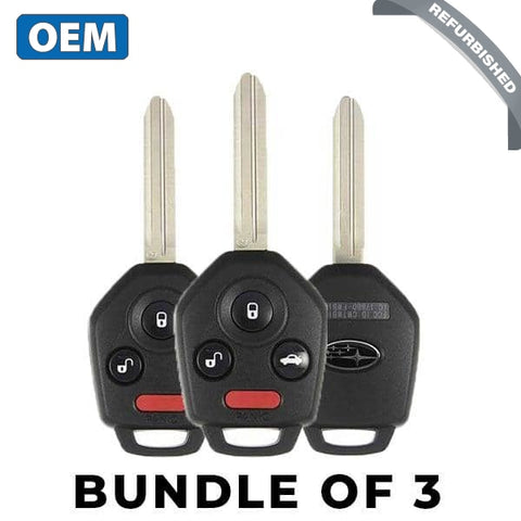 3 x 2012-2019 Subaru / 4-Button Remote Head Key / PN: 57497 FJ230 / CWTWB1U811 / G Chip 80 Bit (BUNDLE OF 3) - UHS Hardware 3 x 2012-2019 Subaru / 4-Button Remote Head Key / PN: 57497 FJ230 / CWTWB1U811 / G Chip 80 Bit (BUNDLE OF 3) - UHS Hardware