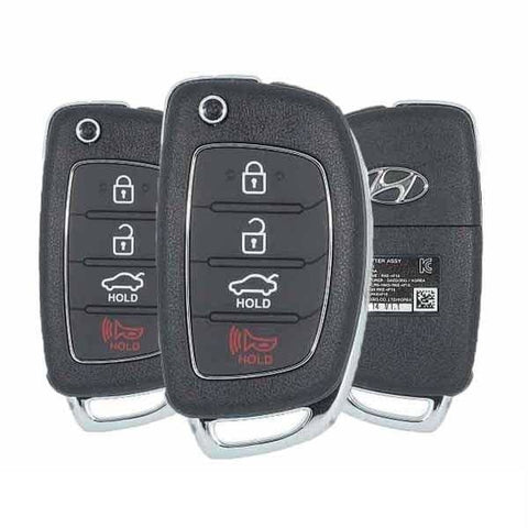 3 X 2015-2017 Hyundai Sonata / 4-Button Flip Key Pn: 954430-C1010 Tq8-Rke-4F16 (Oem) (Bundle Of 3) 3 X 2015-2017 Hyundai Sonata / 4-Button Flip Key Pn: 954430-C1010 Tq8-Rke-4F16 (Oem) (Bundle Of 3)