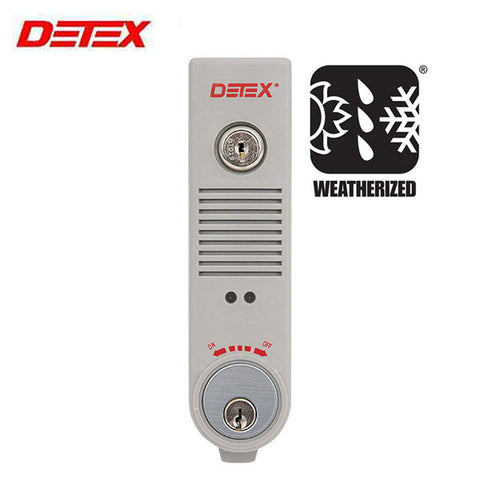 Detex - EAX-300xW - Door Prop Alarm - Surface Mounted - Weatherized - Gray - UHS Hardware Detex - EAX-300xW - Door Prop Alarm - Surface Mounted - Weatherized - Gray - UHS Hardware