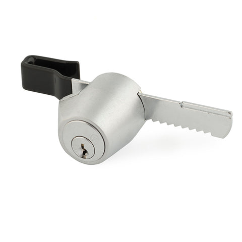 Olympus - 329R - Sliding Door Showcase/Ratchet Lock - Satin Chrome - Optional Keying - Grade 1 - UHS Hardware Olympus - 329R - Sliding Door Showcase/Ratchet Lock - Satin Chrome - Optional Keying - Grade 1 - UHS Hardware