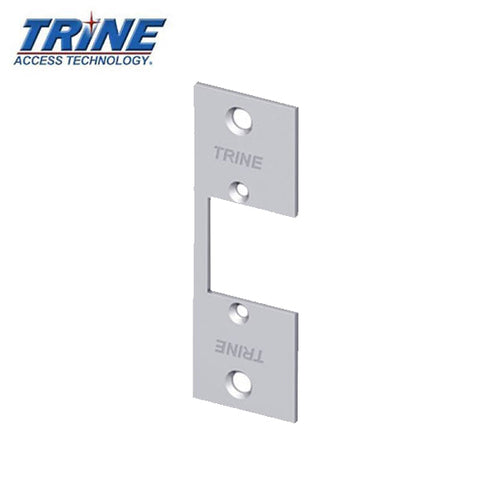 Trine - 334 - 3-3/4" - 3000 Series Electric Strike Faceplate - Satin Chrome - No Ramp - Grade 2 - UHS Hardware Trine - 334 - 3-3/4" - 3000 Series Electric Strike Faceplate - Satin Chrome - No Ramp - Grade 2 - UHS Hardware