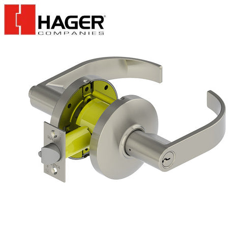 Hager - 3580 - Lever - Storeroom - 2-3/4" - Optional Finish - Optional Trim - Optional Keyway Hager - 3580 - Lever - Storeroom - 2-3/4" - Optional Finish - Optional Trim - Optional Keyway