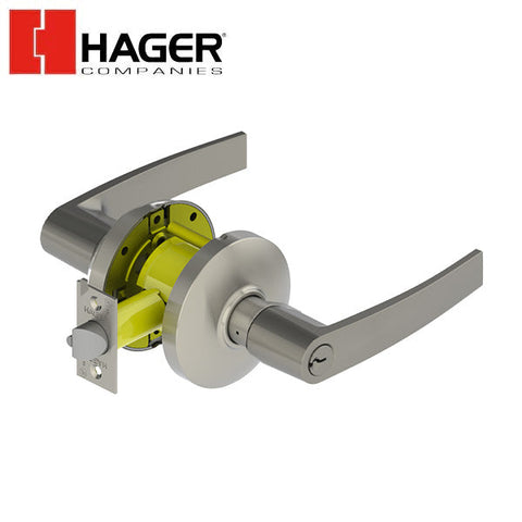 Hager - 3580 - Lever - Storeroom - 2-3/4" - Optional Finish - Optional Trim - Optional Keyway Hager - 3580 - Lever - Storeroom - 2-3/4" - Optional Finish - Optional Trim - Optional Keyway