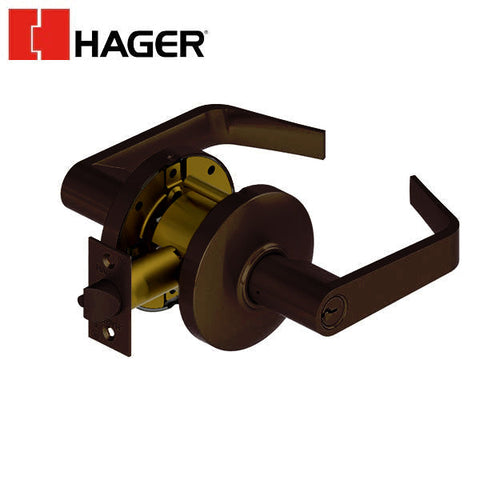 Hager - 3580 - Lever - Storeroom - 2-3/4" - Optional Finish - Optional Trim - Optional Keyway Hager - 3580 - Lever - Storeroom - 2-3/4" - Optional Finish - Optional Trim - Optional Keyway