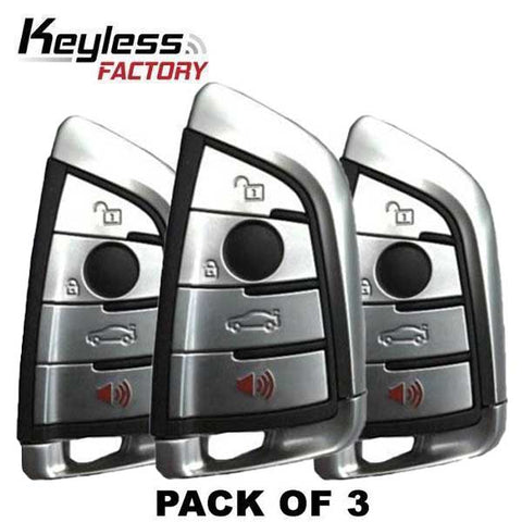 3x 2014-2019 BMW X5 / X6 / 4-Button Smart Key / NBGIDGNG1 / FEM / BDC (315 Mhz) (AFTERMARKET) (Bundle of 3) - UHS Hardware 3x 2014-2019 BMW X5 / X6 / 4-Button Smart Key / NBGIDGNG1 / FEM / BDC (315 Mhz) (AFTERMARKET) (Bundle of 3) - UHS Hardware