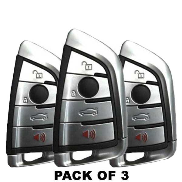 3x 2014-2019 BMW X5 / X6 / 4-Button Smart Key / NBGIDGNG1 / FEM / BDC / 433Mhz (AFTERMARKET) (Bundle of 3) - UHS Hardware 3x 2014-2019 BMW X5 / X6 / 4-Button Smart Key / NBGIDGNG1 / FEM / BDC / 433Mhz (AFTERMARKET) (Bundle of 3) - UHS Hardware