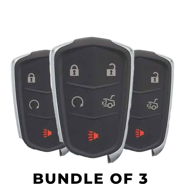 3 x 2014-2019 Cadillac / 5-Button Smart Key / HYQ2AB (BUNDLE OF 3) - UHS Hardware 3 x 2014-2019 Cadillac / 5-Button Smart Key / HYQ2AB (BUNDLE OF 3) - UHS Hardware