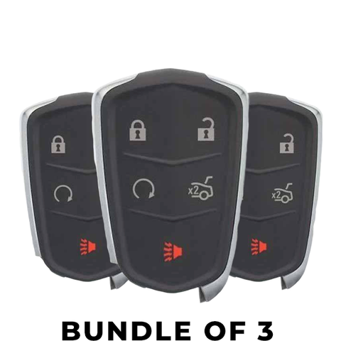 3 x 2014-2019 Cadillac / 5-Button Smart Key / HYQ2AB (BUNDLE OF 3) - UHS Hardware 3 x 2014-2019 Cadillac / 5-Button Smart Key / HYQ2AB (BUNDLE OF 3) - UHS Hardware