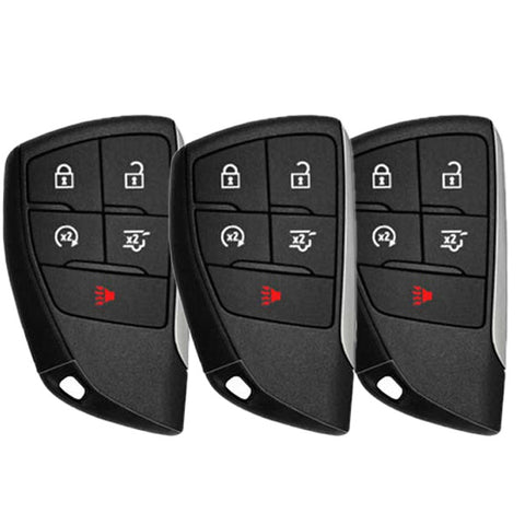 3 x 2021-2022 Buick Envision GMC Yukon Chevrolet Tahoe Suburban / 5-Button Smart Key / PN: 13537956 / HUFGM2718 (AFTERMARKET) (Pack of 3) - UHS Hardware 3 x 2021-2022 Buick Envision GMC Yukon Chevrolet Tahoe Suburban / 5-Button Smart Key / PN: 13537956 / HUFGM2718 (AFTERMARKET) (Pack of 3) - UHS Hardware