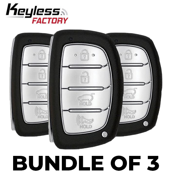 3 x 2014-2015 Hyundai Tucson / 4-Button Remote Smart Key / PN: 95440-2S600 / TQ8-FOB-4F03 (BUNDLE OF 3) - UHS Hardware 3 x 2014-2015 Hyundai Tucson / 4-Button Remote Smart Key / PN: 95440-2S600 / TQ8-FOB-4F03 (BUNDLE OF 3) - UHS Hardware